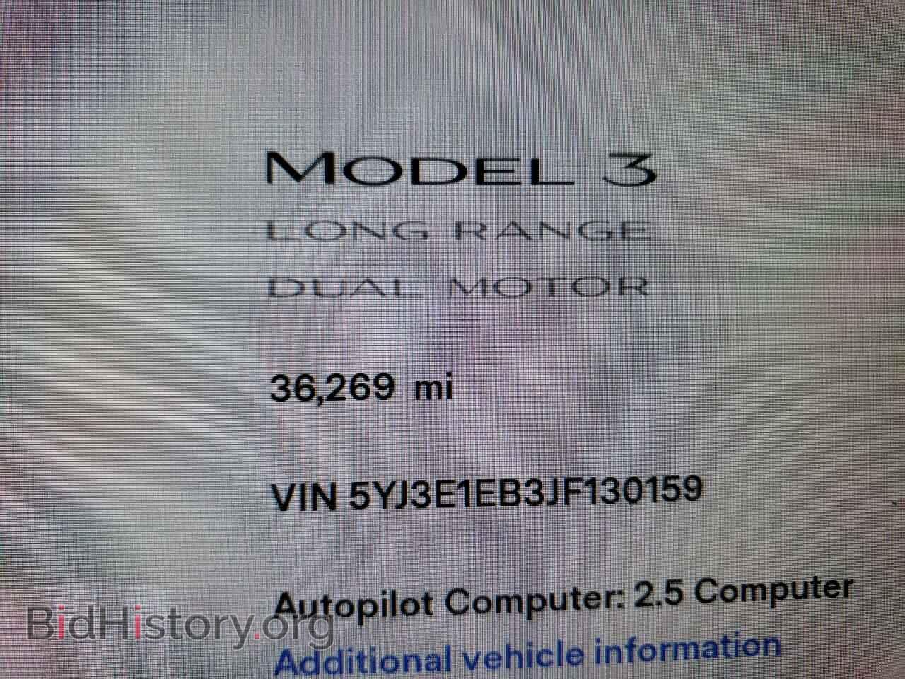 2018 TESLA MODEL 3 - VIN: 5YJ3E1EB3JF130159 - Фото 8