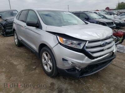 2015 Ford EDGE Edge SE, silver — VIN 2FMTK3G96FBB90970, Copart