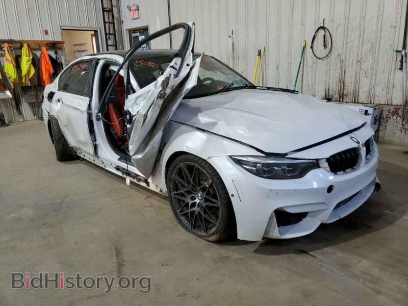 2018 BMW M3 (VIN WBS8M9C55J5J78440) — photo 1 of 10, Copart, damage: all over