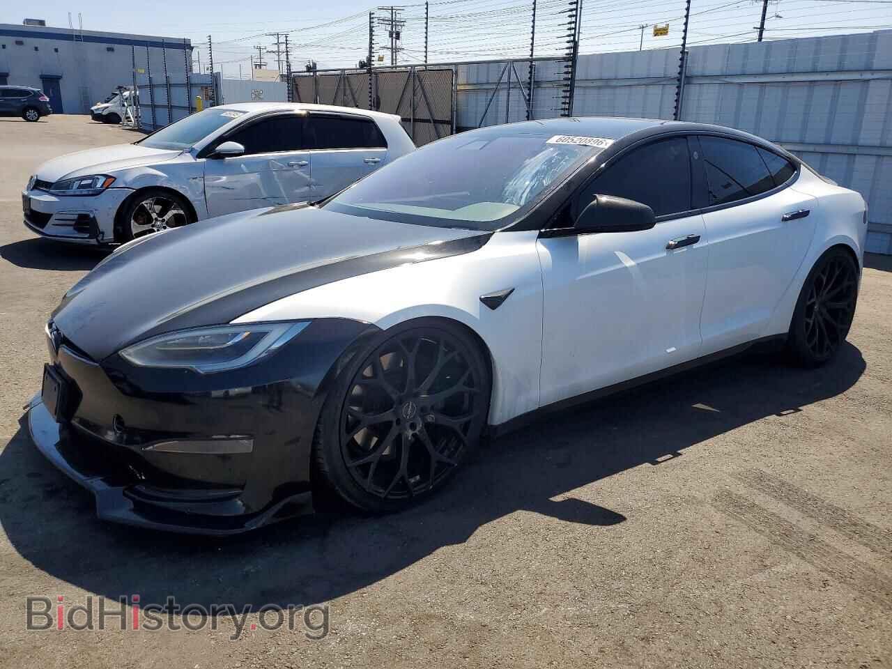 Фотография 5YJSA1E63MF441766 - TESLA MODEL S 2021