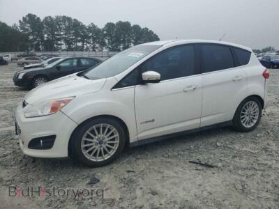 2013 Ford CMAX SEL, white — VIN 1FADP5BU6DL515718, Copart