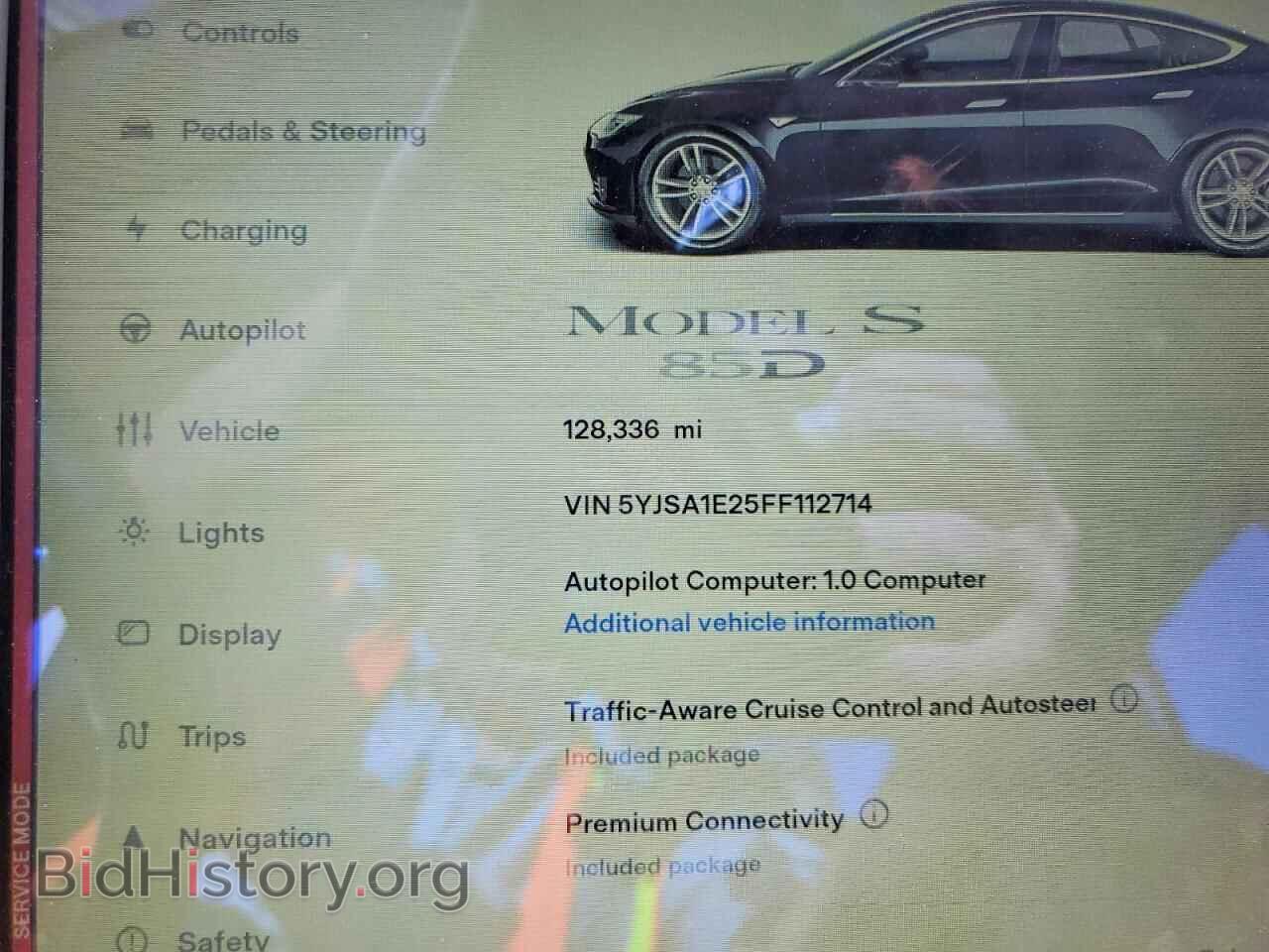 2015 TESLA MODEL S - VIN: 5YJSA1E25FF112714 - Photo 9