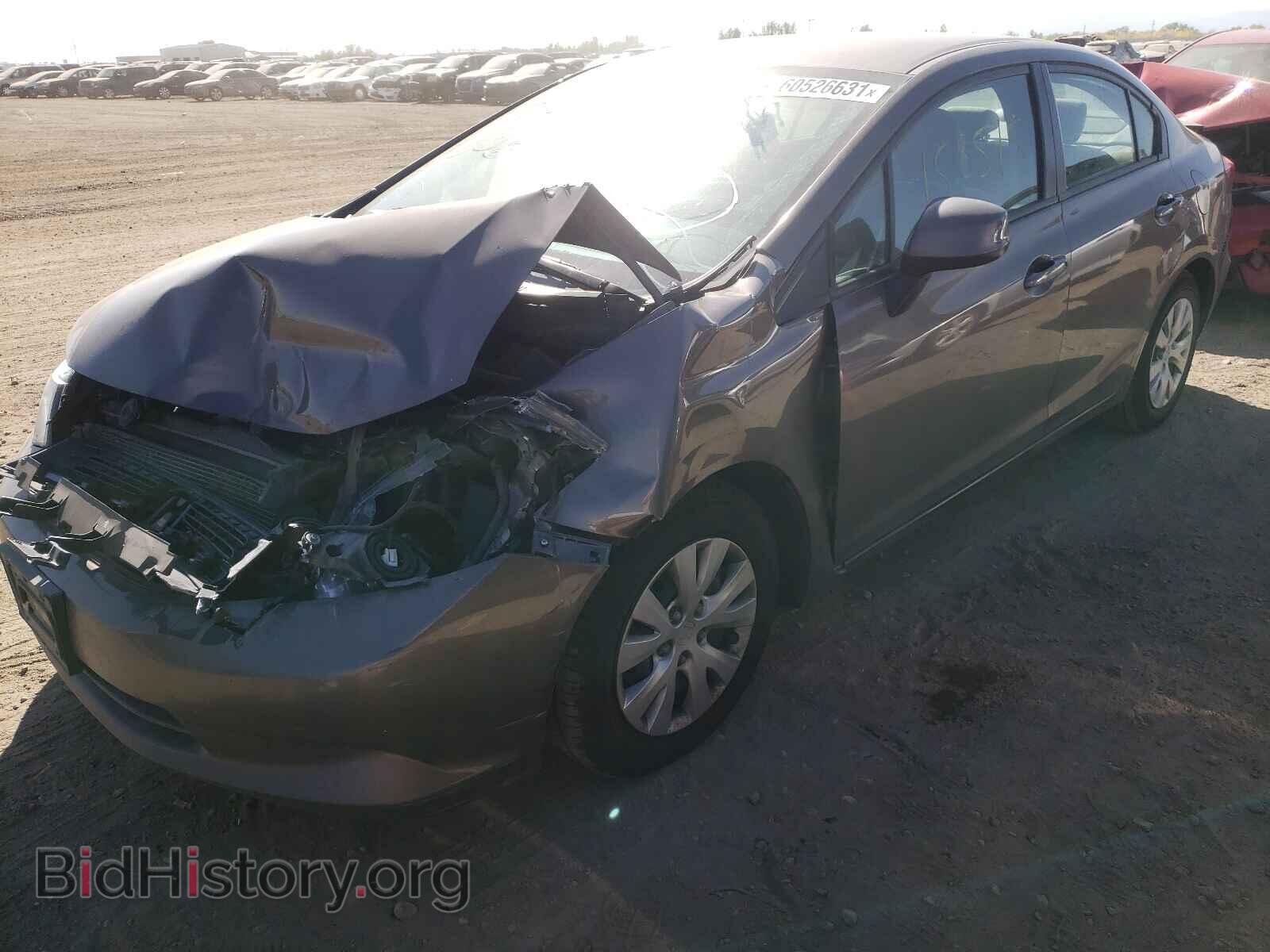 2012 HONDA CIVIC - VIN: 2HGFB2F53CH537675 - Фото 2