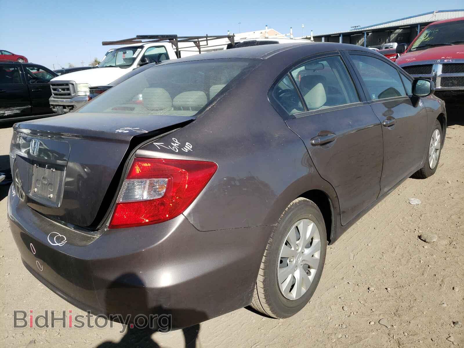 2012 HONDA CIVIC - VIN: 2HGFB2F53CH537675 - Фото 4