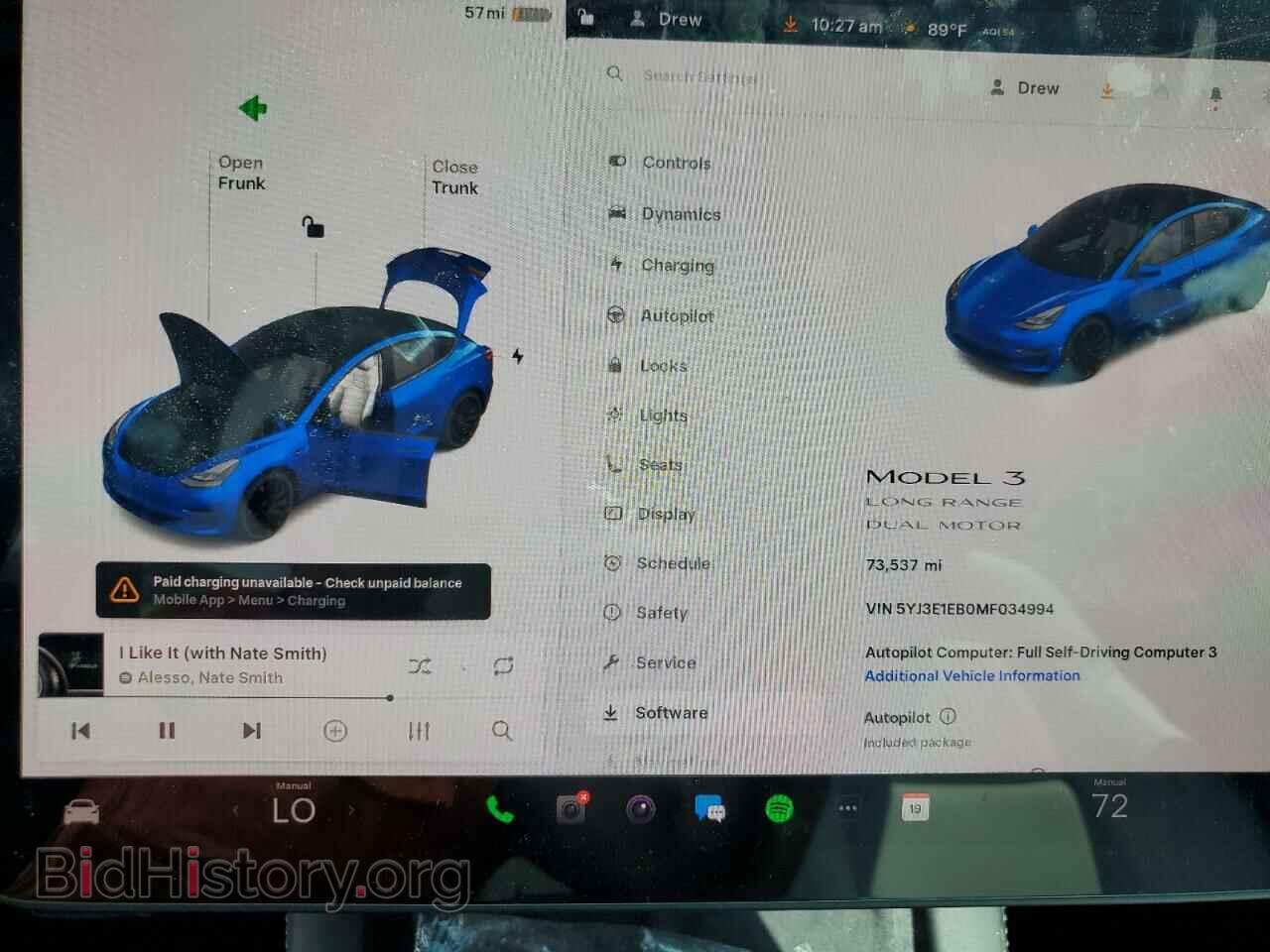 2021 TESLA MODEL 3 - VIN: 5YJ3E1EB0MF034994 - Photo 9