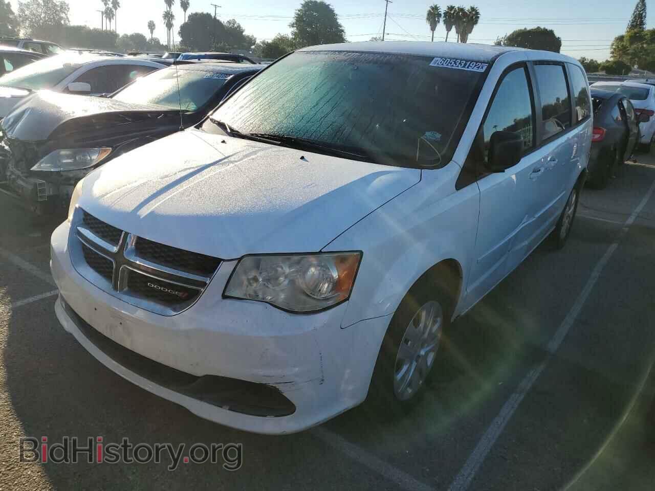 2014 DODGE CARAVAN - VIN: 2C4RDGBG1ER376444 - Фото 2