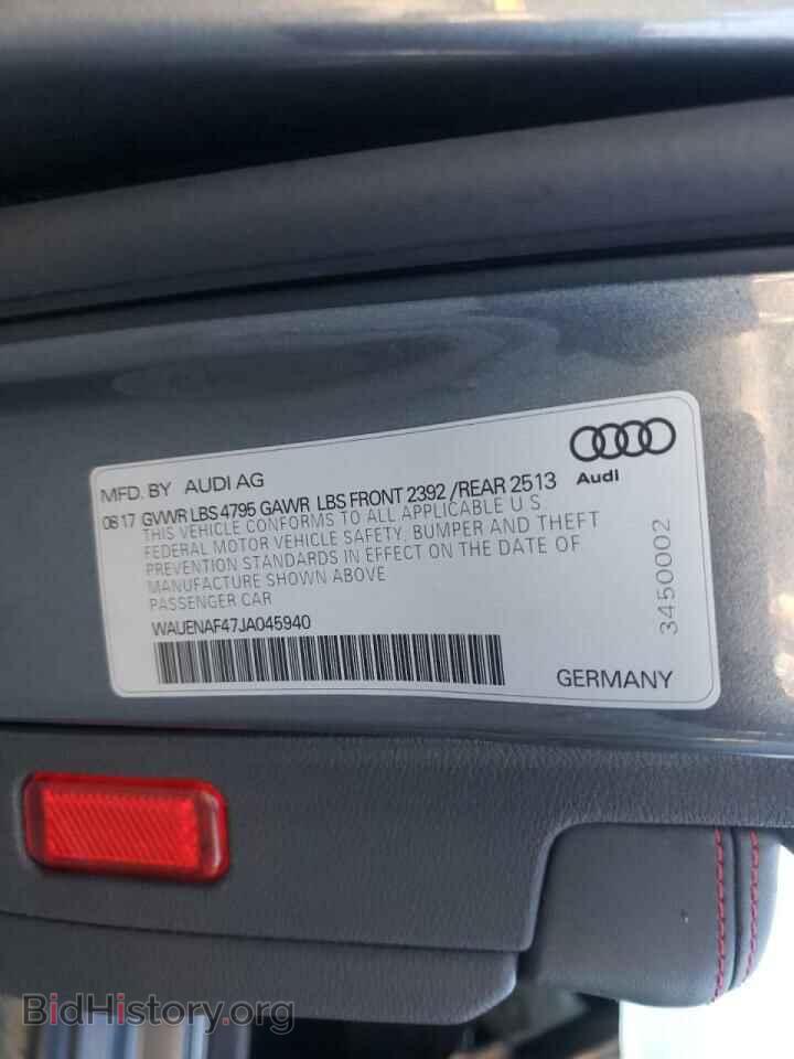 2018 AUDI A4 - VIN: WAUENAF47JA045940 - Фото 10