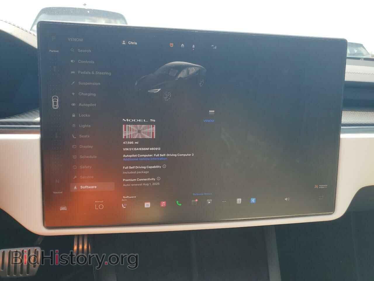 2022 TESLA MODEL S - VIN: 5YJSA1E66NF460913 - Photo 9