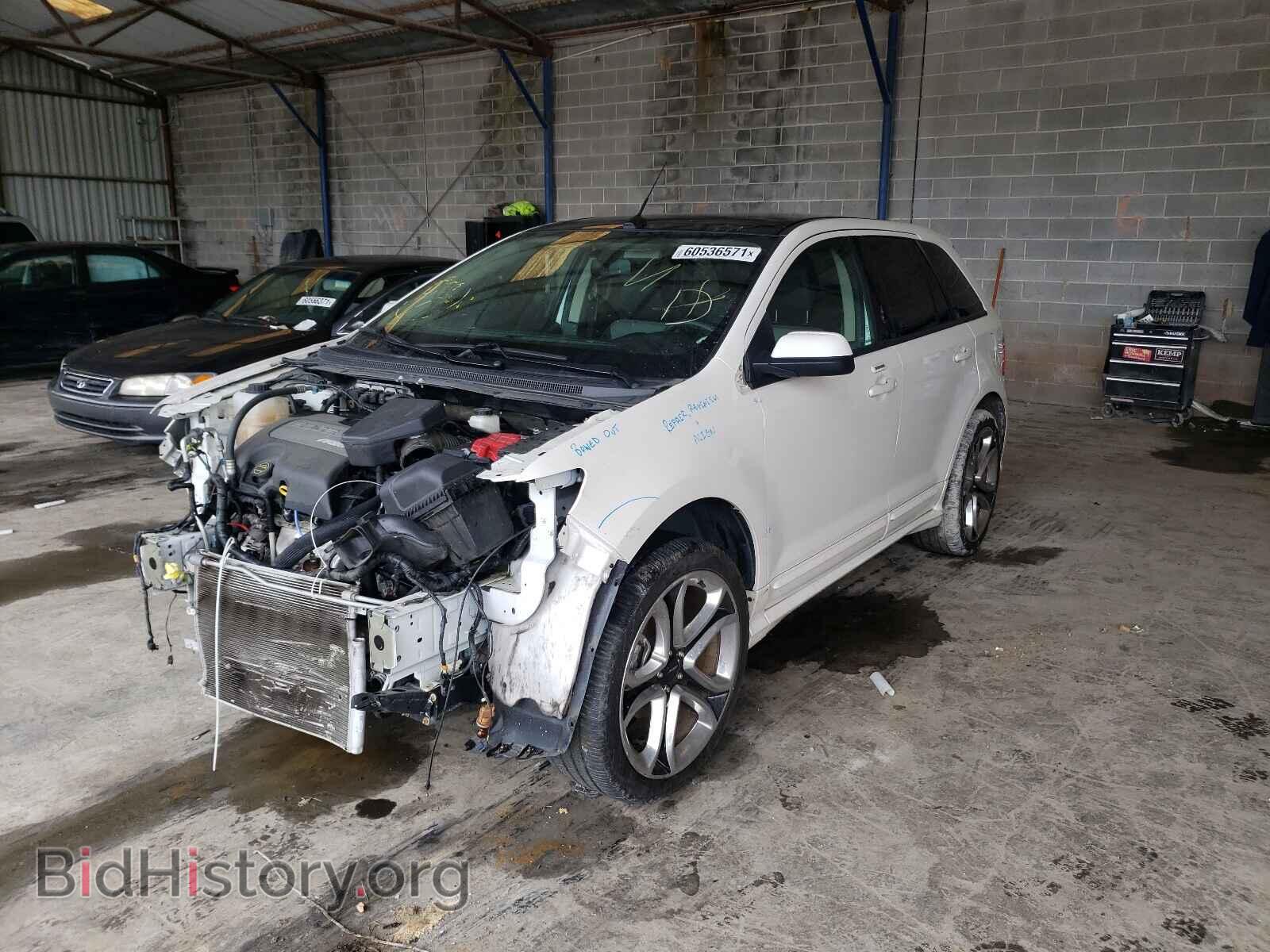 2014 FORD EDGE - VIN: 2FMDK3AK9EBB27408 - Фото 2