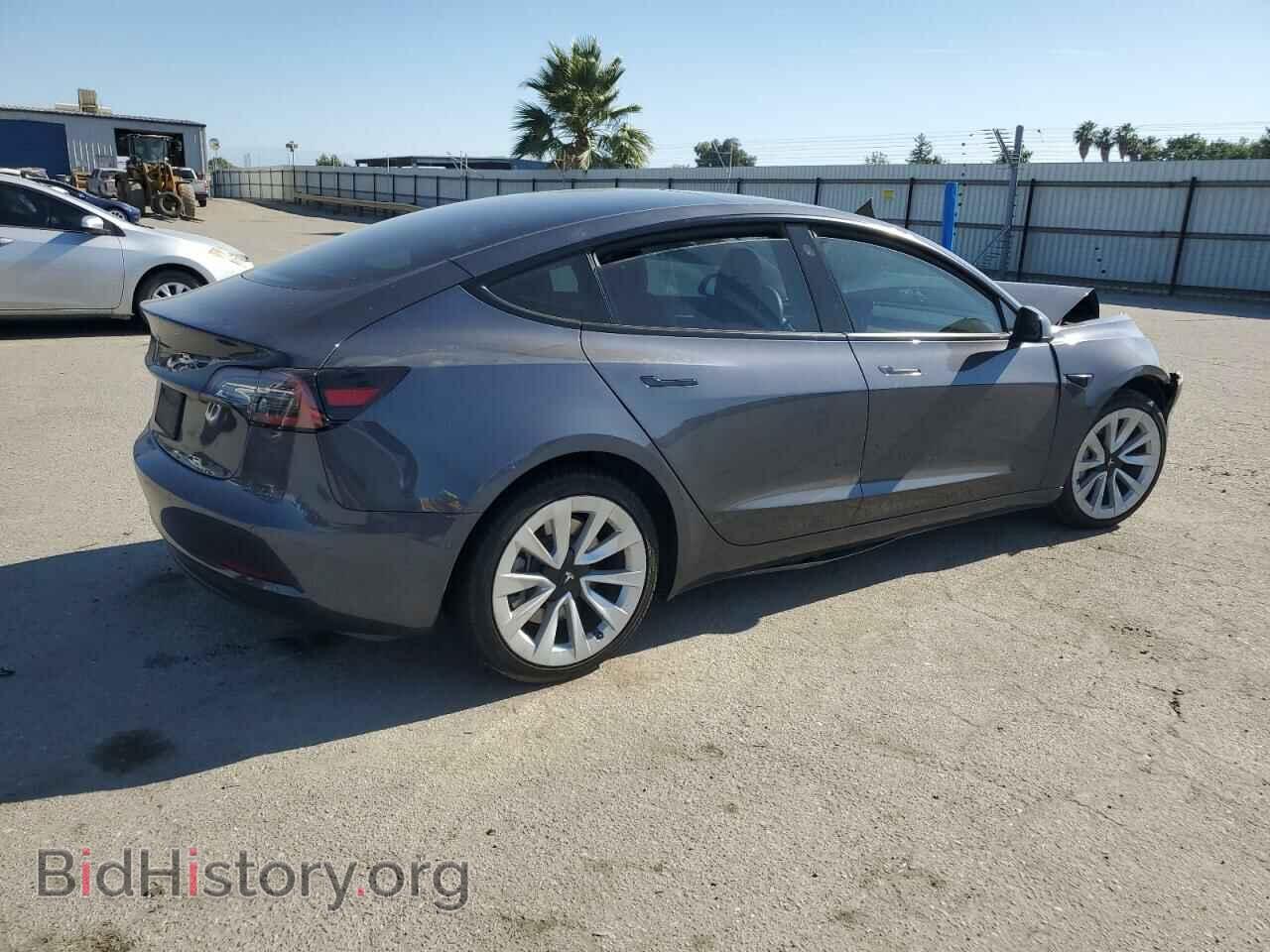 2022 TESLA MODEL 3 - VIN: 5YJ3E1EA3NF376030 - Фото 3