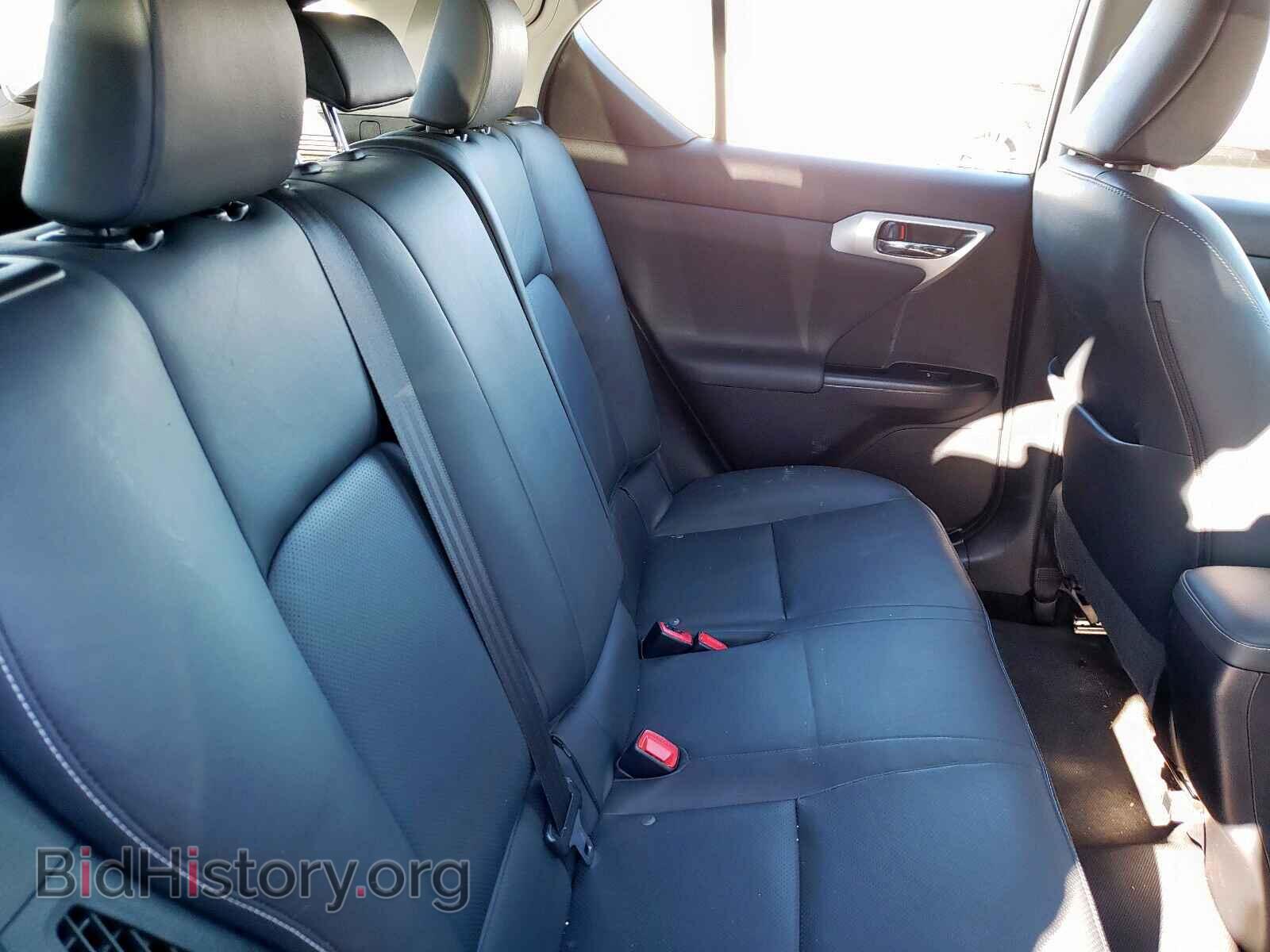 2012 LEXUS CT 200 - VIN: JTHKD5BH1C2056582 - Фото 6