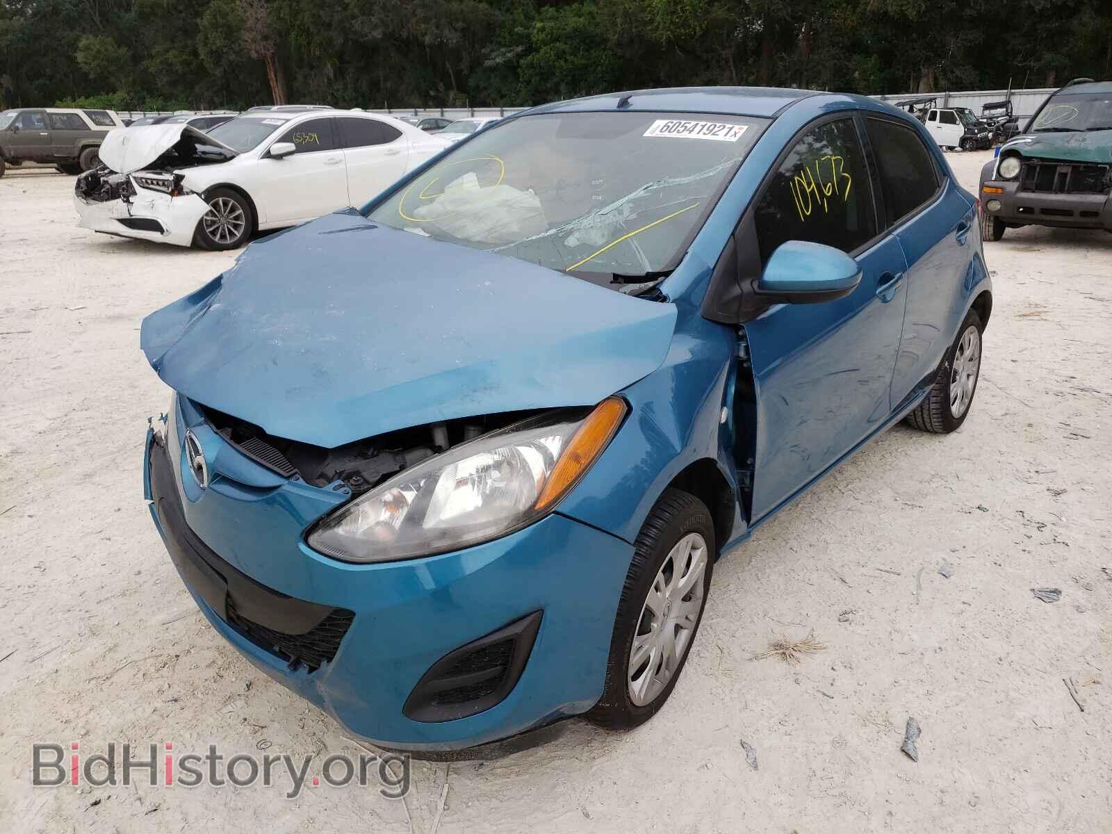 2012 MAZDA 2 - VIN: JM1DE1KY0C0139612 - Фото 2