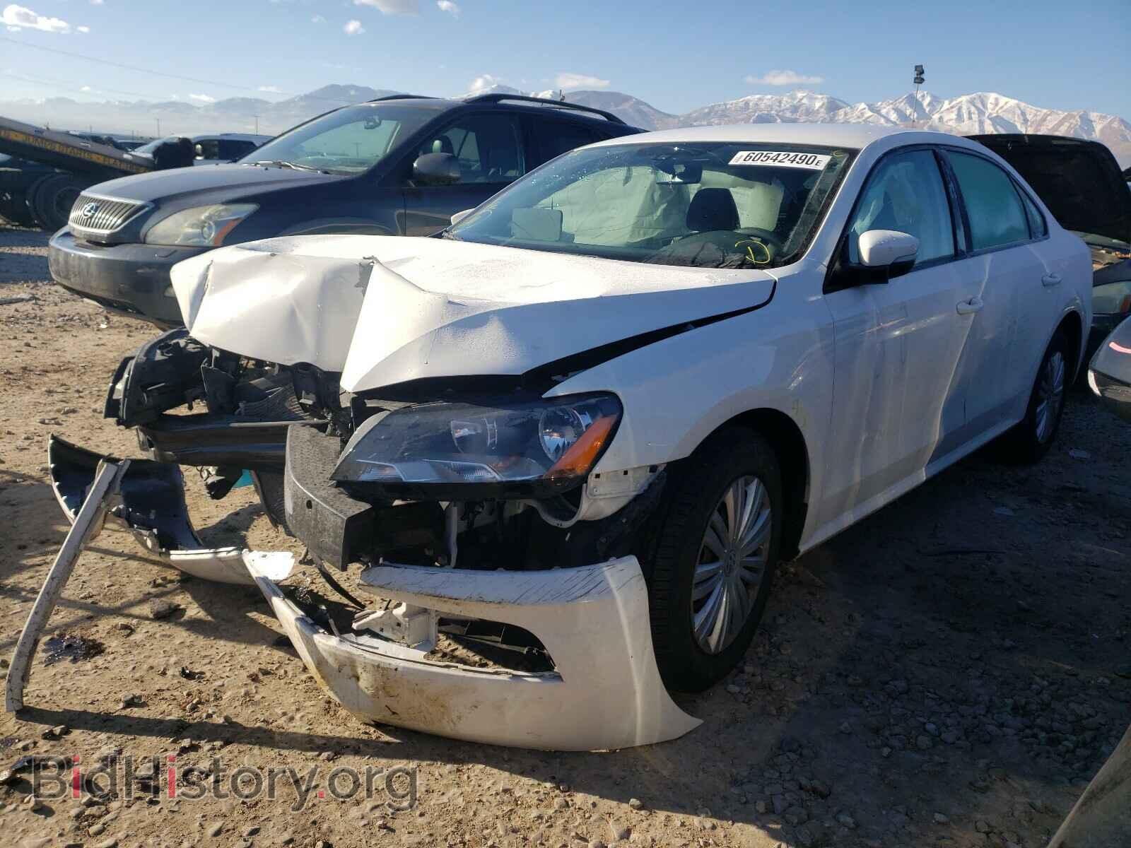 2014 VOLKSWAGEN PASSAT - VIN: 1VWAH7A36EC007553 - Фото 2