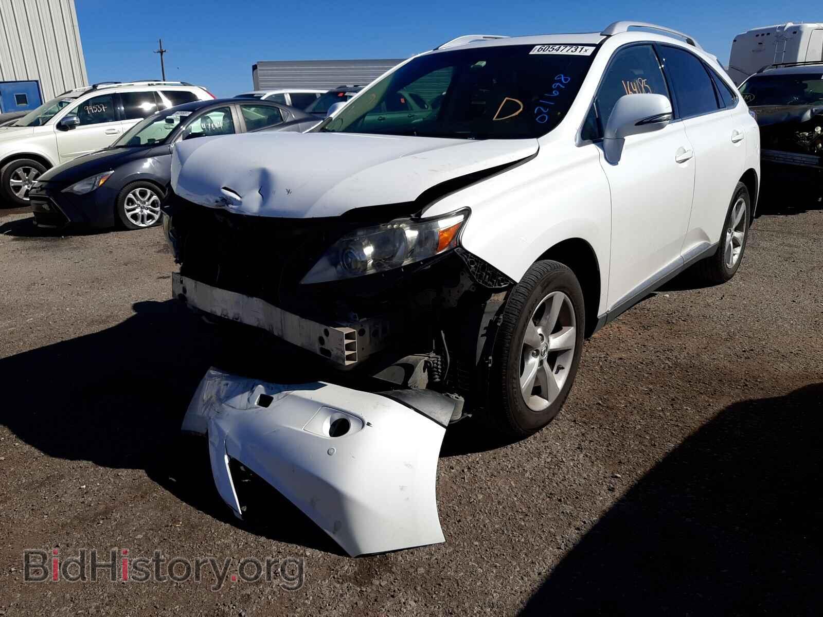2010 LEXUS RX350 - VIN: 2T2BK1BA3AC021698 - Фото 2