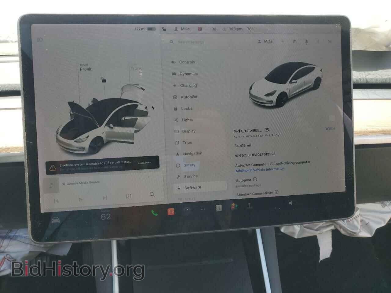 2020 TESLA MODEL 3 - VIN: 5YJ3E1EA0LF613523 - Photo 9