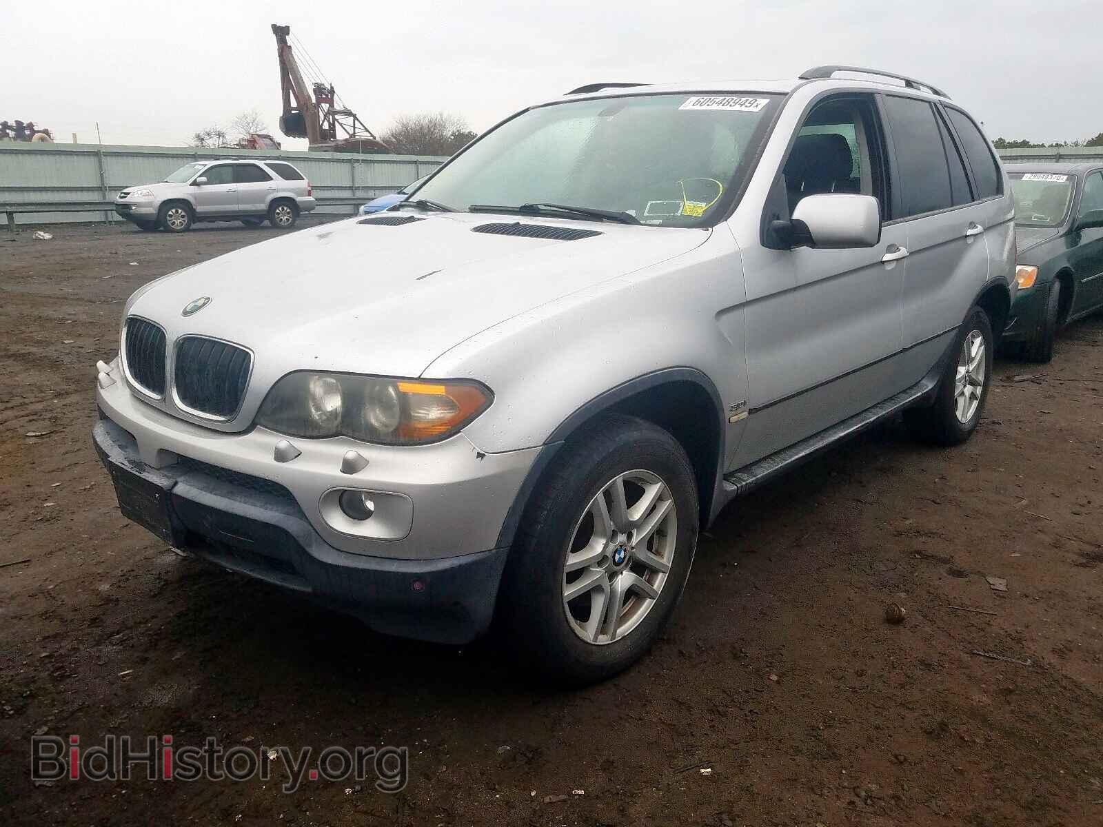 2005 BMW X5 - VIN: 5UXFA13575LY18902 - Фото 2