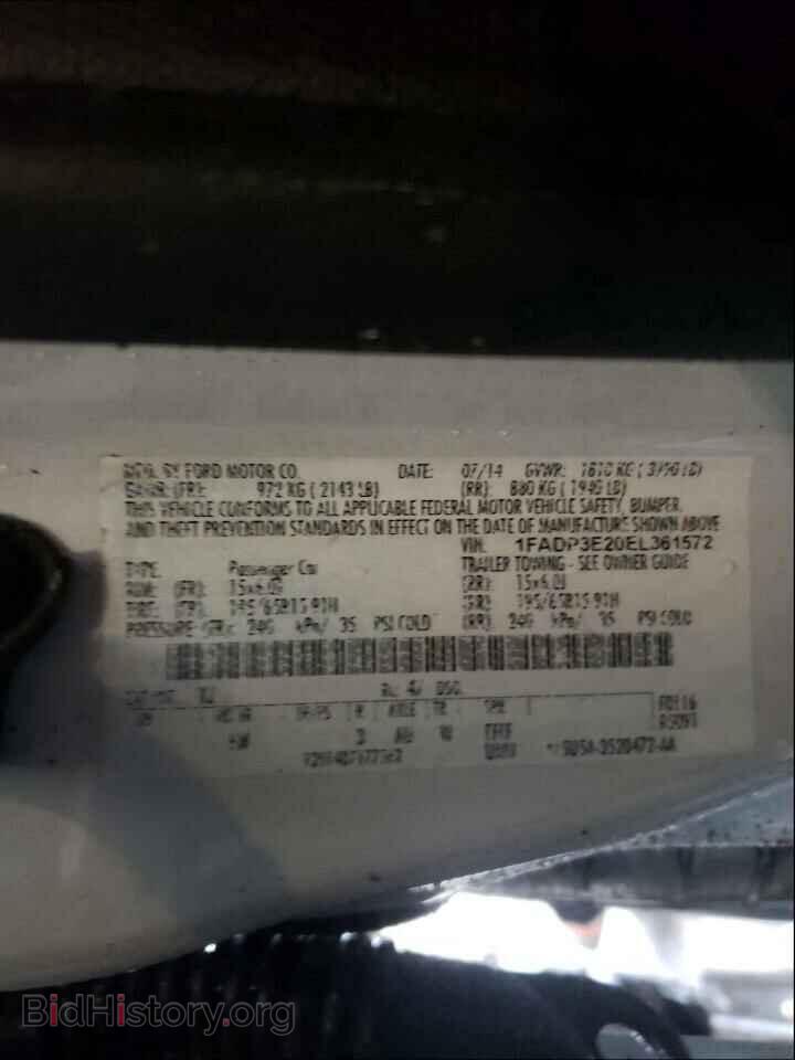 2014 FORD FOCUS - VIN: 1FADP3E20EL361572 - Photo 10