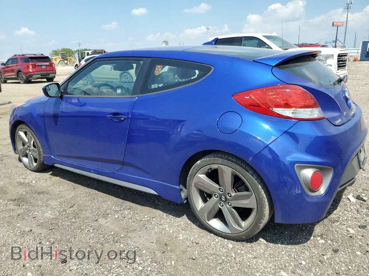 2014 HYUNDAI VELOSTER - VIN: KMHTC6AEXEU207220 - Фото 2