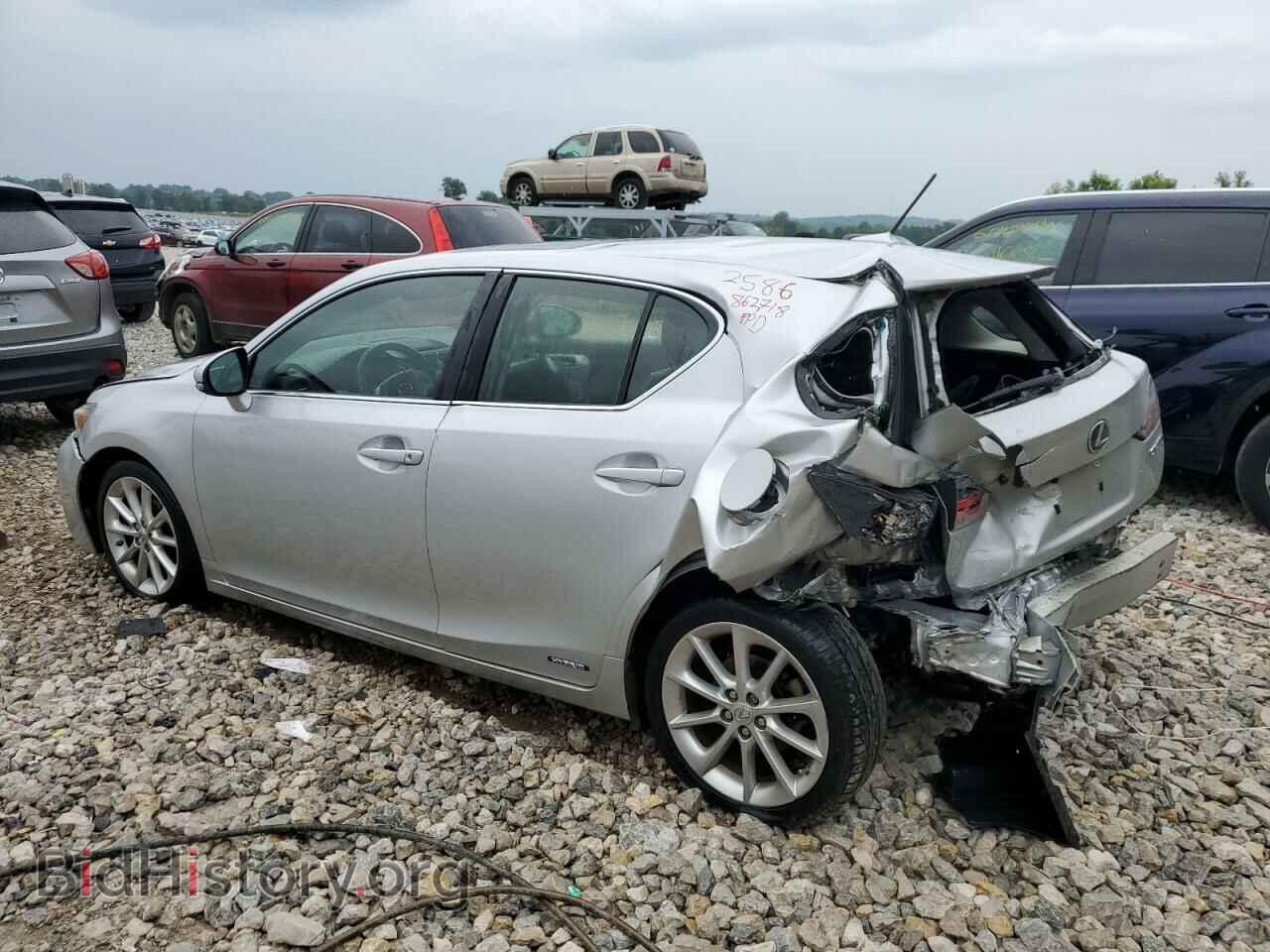 2012 LEXUS CT 200 - VIN: JTHKD5BHXC2102586 - Фото 2