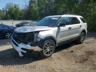 2017 Ford EXPLORER Sport, серебристый — VIN 1FM5K8GT2HGB84385, Copart