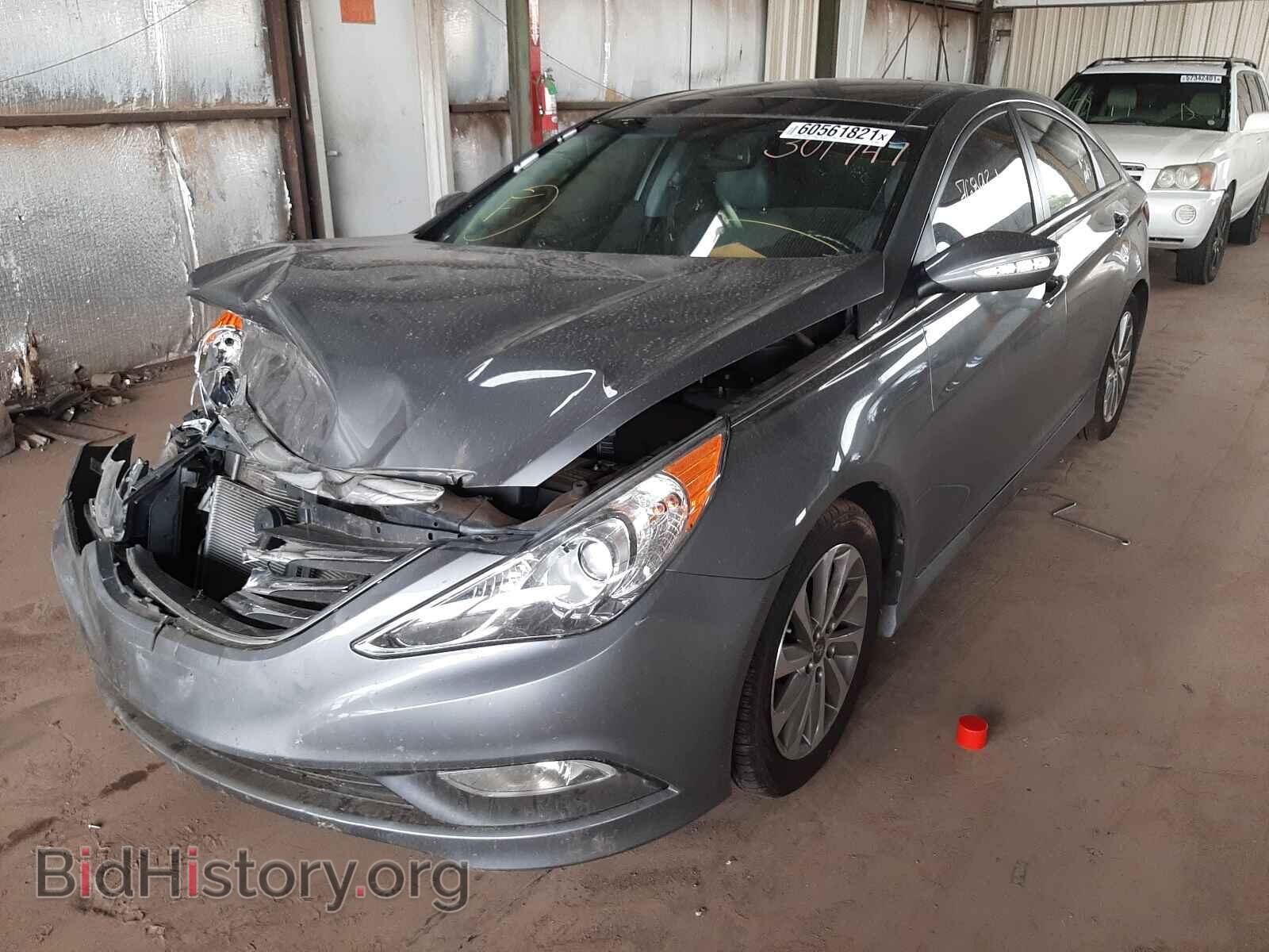 2014 HYUNDAI SONATA - VIN: 5NPEC4AC4EH845876 - Фото 2