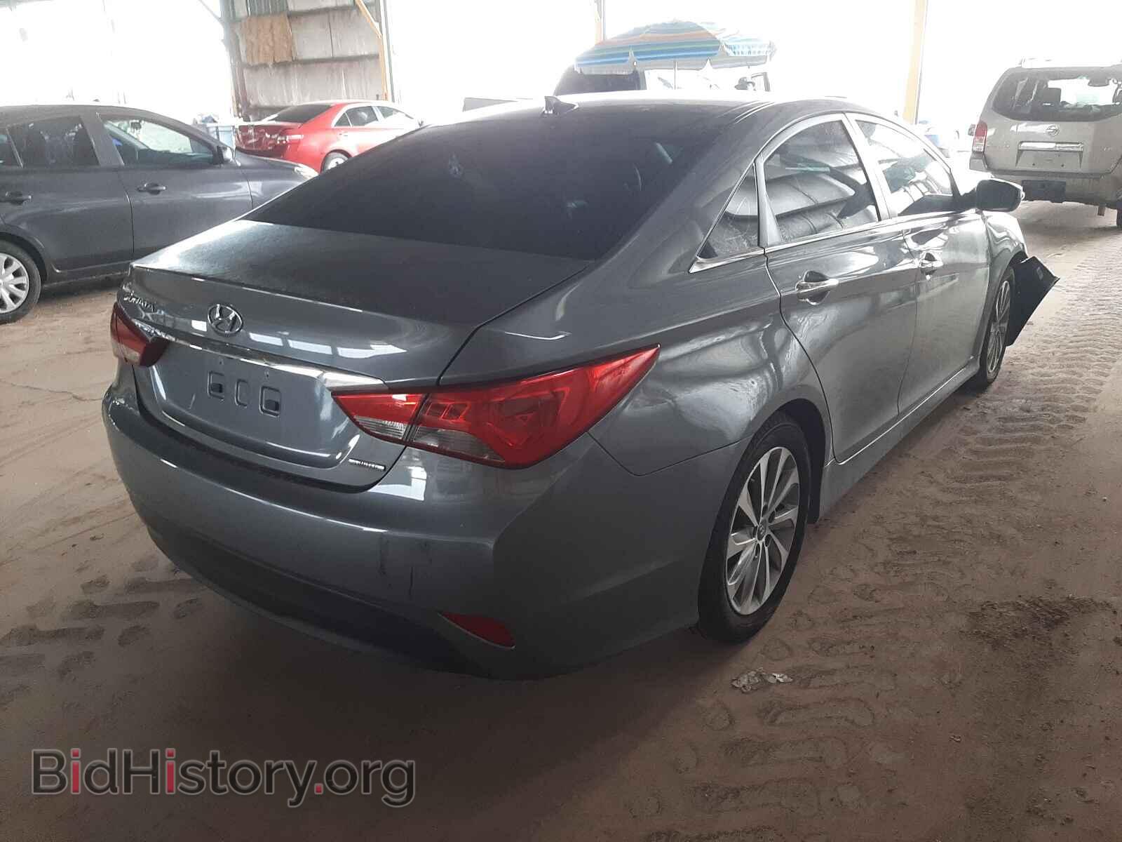 2014 HYUNDAI SONATA - VIN: 5NPEC4AC4EH845876 - Фото 4