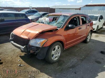 2008 Dodge CALIBER, оранжевый — VIN 1B3HB28B88D742263, Copart