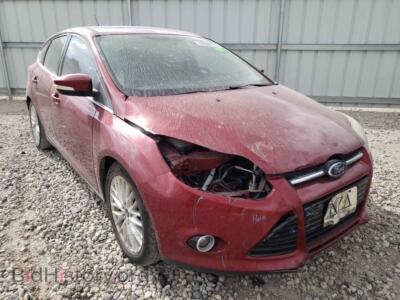 2014 Ford FOCUS Focus Tita, красный — VIN 1FADP3N26EL282116, Copart
