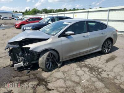 2015 Chrysler 200 S, серебристый — VIN 1C3CCCBB0FN604698, Copart