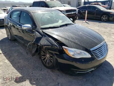 2013 Chrysler 200 200 Limite, черный — VIN 1C3CCBCG4DN621005, Copart