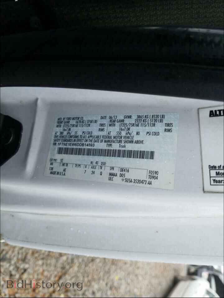 2013 FORD ECONOLINE - VIN: 1FTNE1EW6DDB14593 - Photo 10