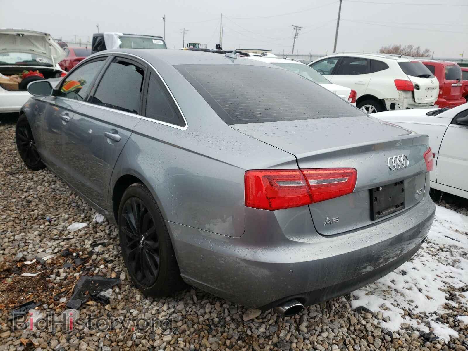 2013 AUDI A6 - VIN: WAUGGAFC8DN105019 - Фото 3