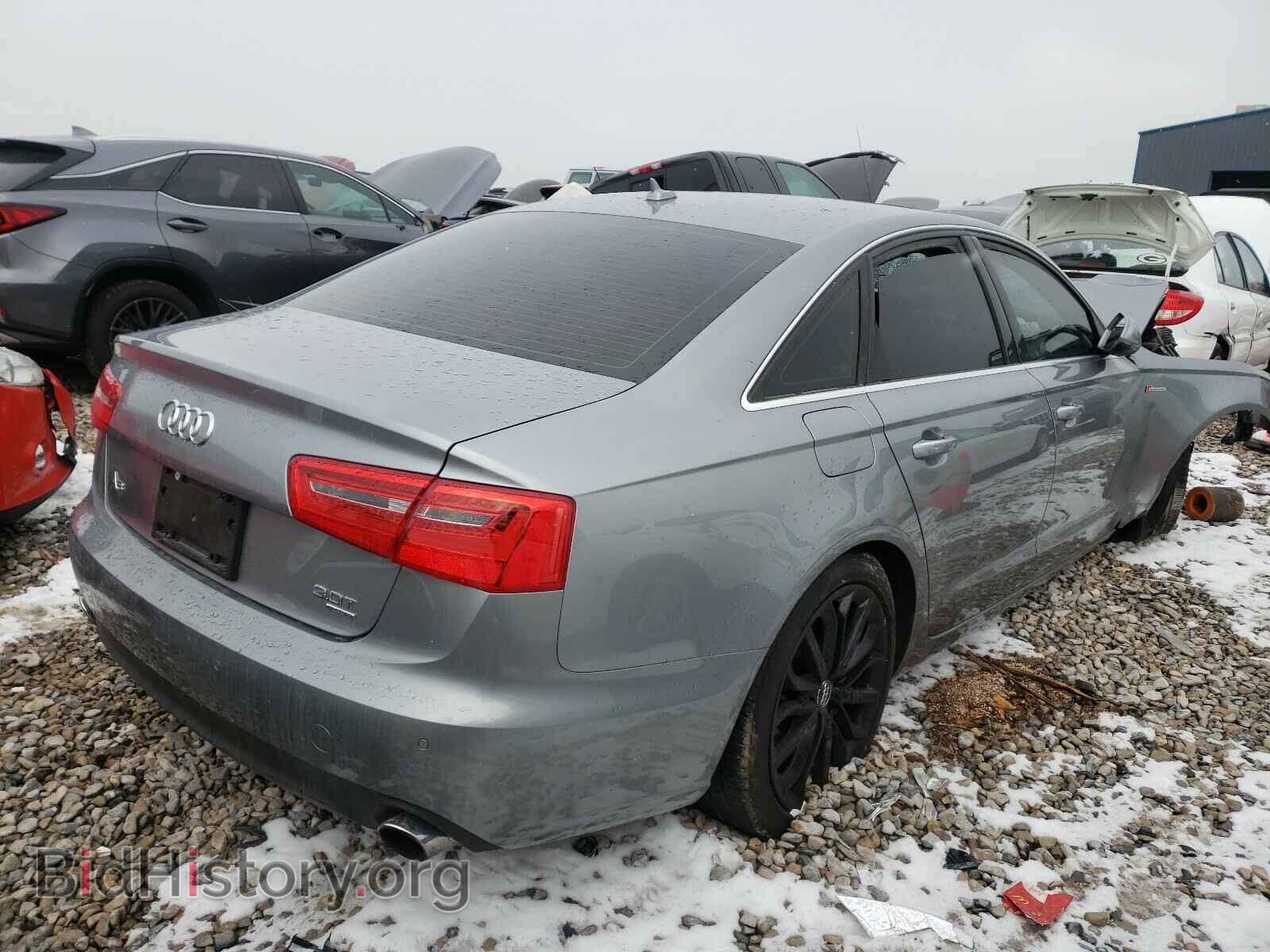 2013 AUDI A6 - VIN: WAUGGAFC8DN105019 - Фото 4