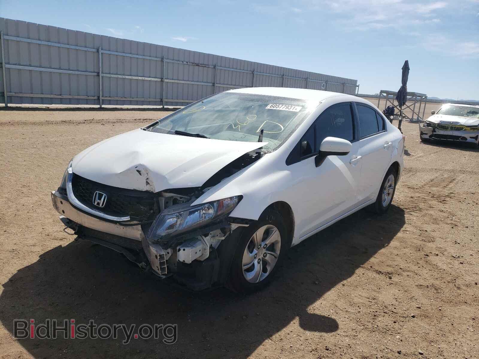 2015 HONDA CIVIC - VIN: 2HGFB2F51FH566936 - Фото 2