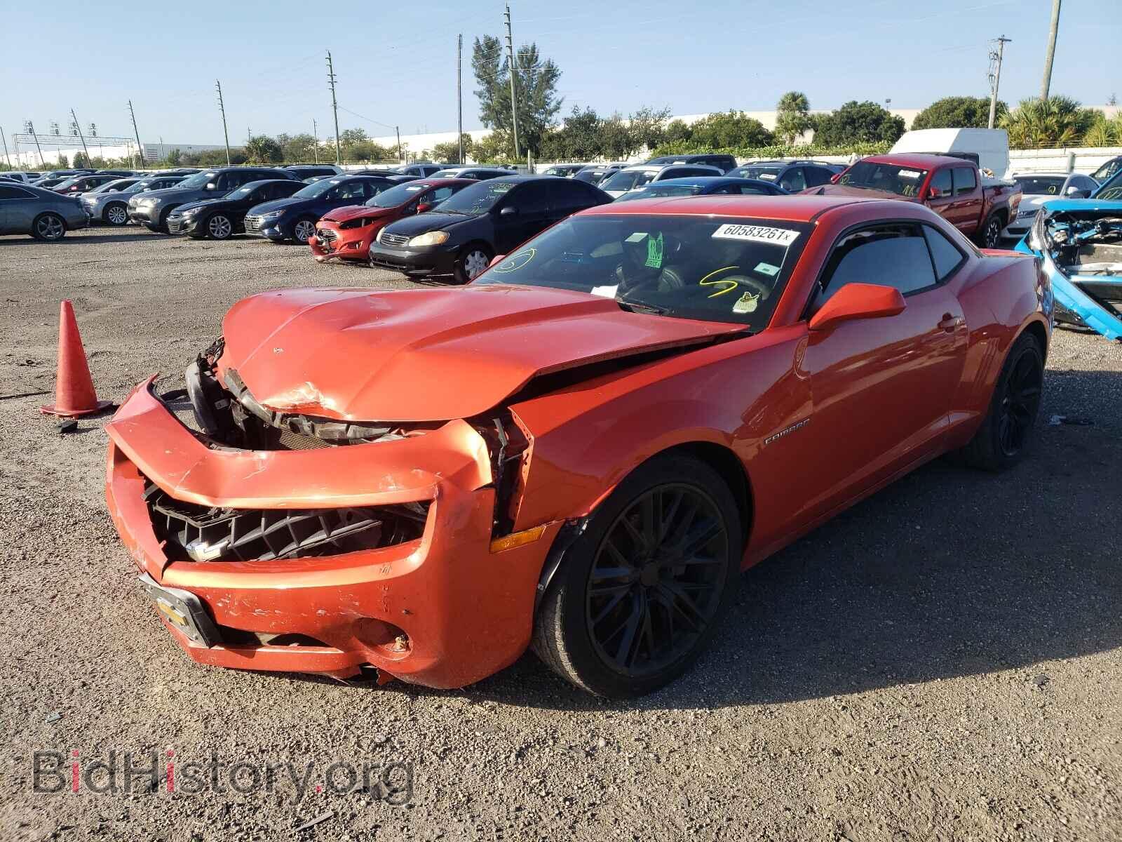 2012 CHEVROLET CAMARO - VIN: 2G1FB1E36C9195490 - Фото 2