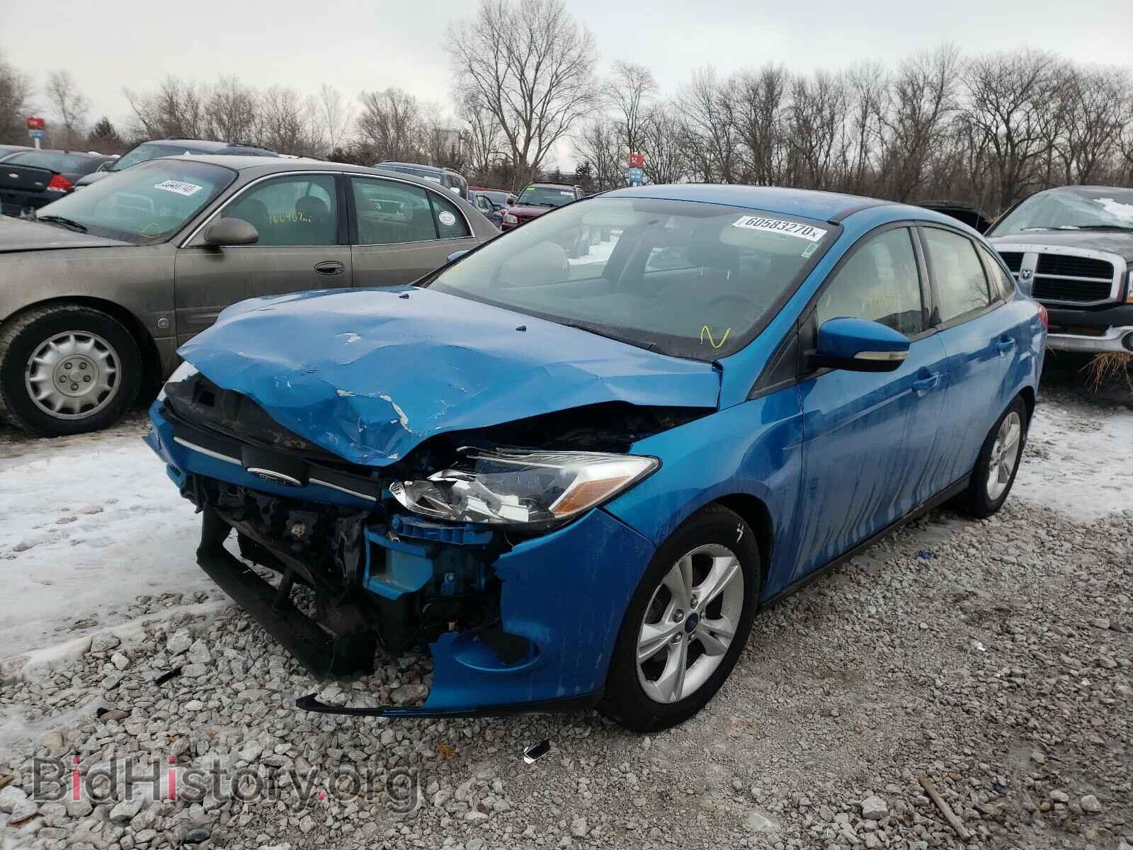 2014 FORD FOCUS - VIN: 1FADP3F22EL458027 - Фото 2
