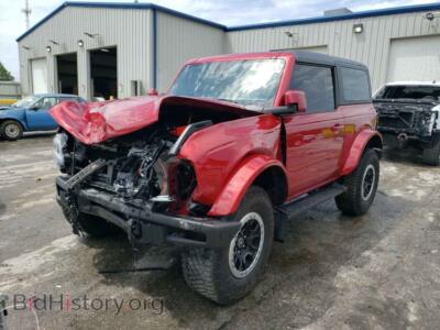 2021 Ford BRONCO Bronco BAS, красный — VIN 1FMDE5CP2MLA64680, Copart