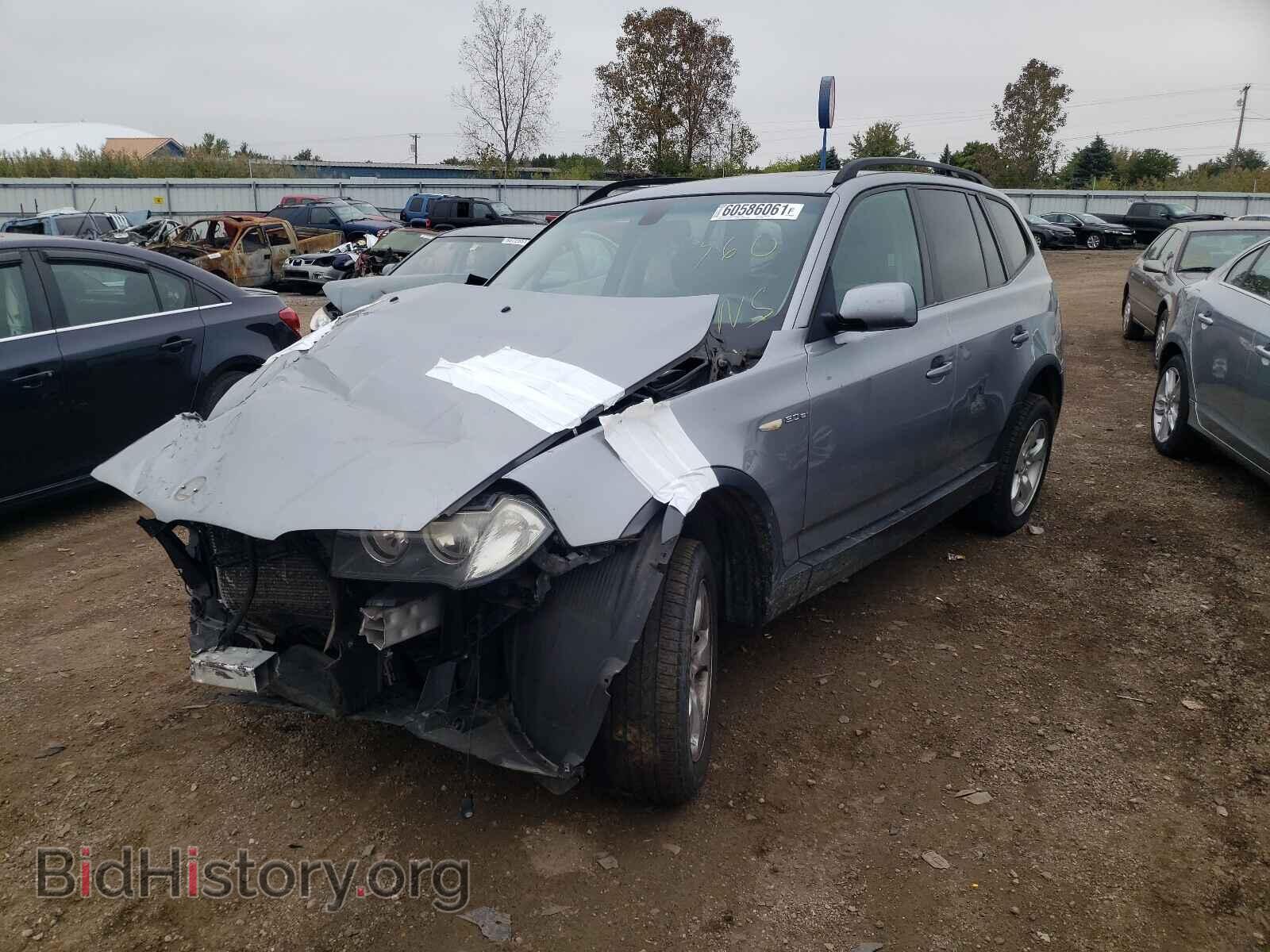 2007 BMW X3 - VIN: WBXPC93407WF05607 - Фото 2