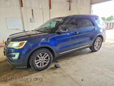 2016 Ford EXPLORER XLT, синий — VIN 1FM5K7D83GGA24203, Copart