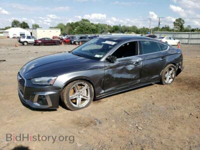 2021 Audi A5 A5 Premium, серый — VIN WAUDACF56MA012041, Copart