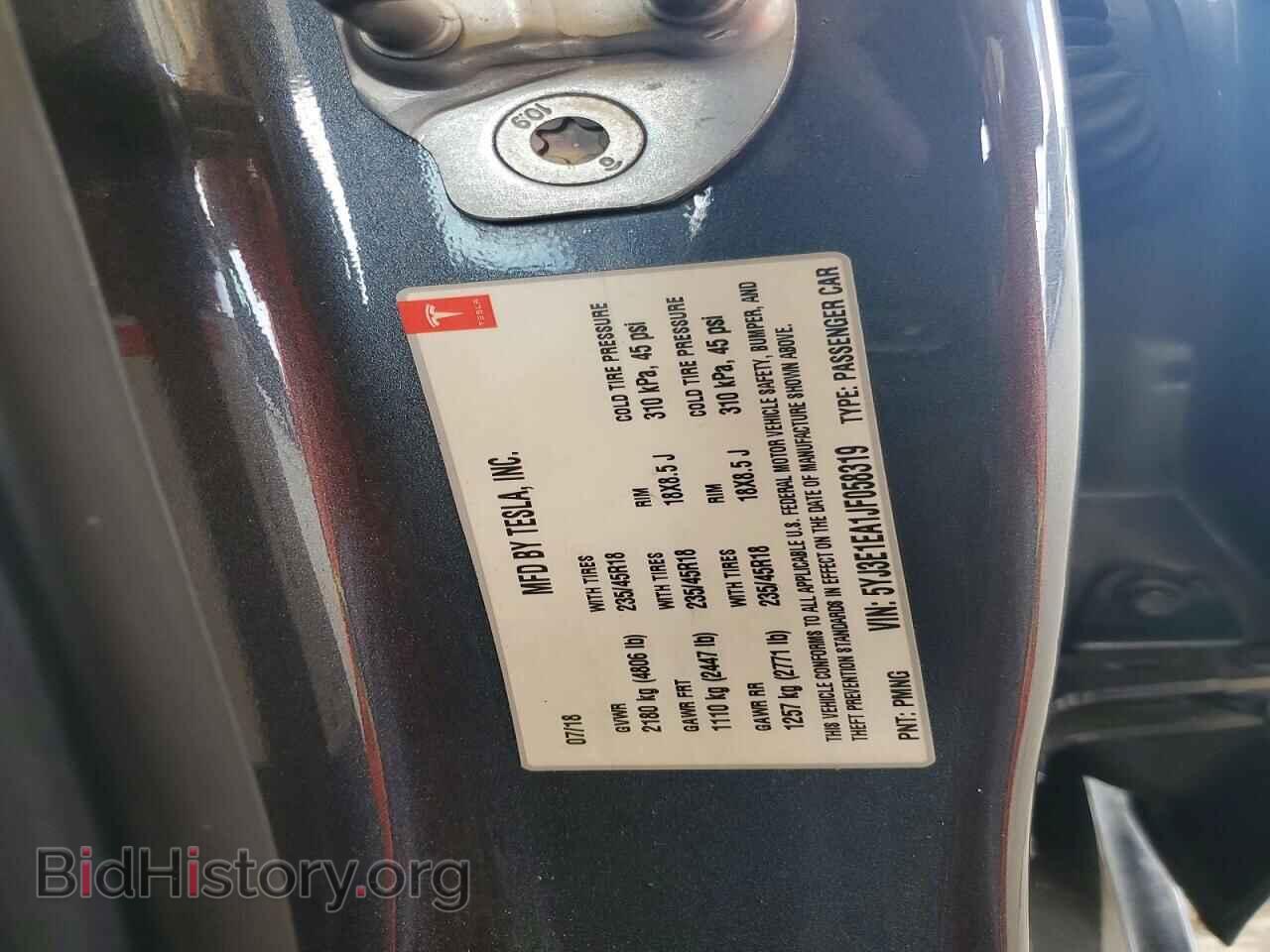 2018 TESLA MODEL 3 - VIN: 5YJ3E1EA1JF058319 - Photo 12