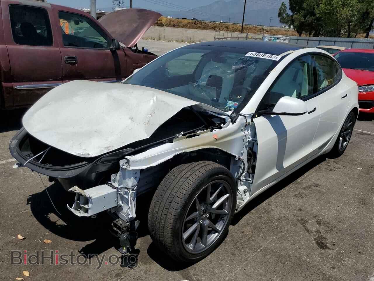 Photo 5YJ3E1EB8MF855924 - TESLA MODEL 3 2021