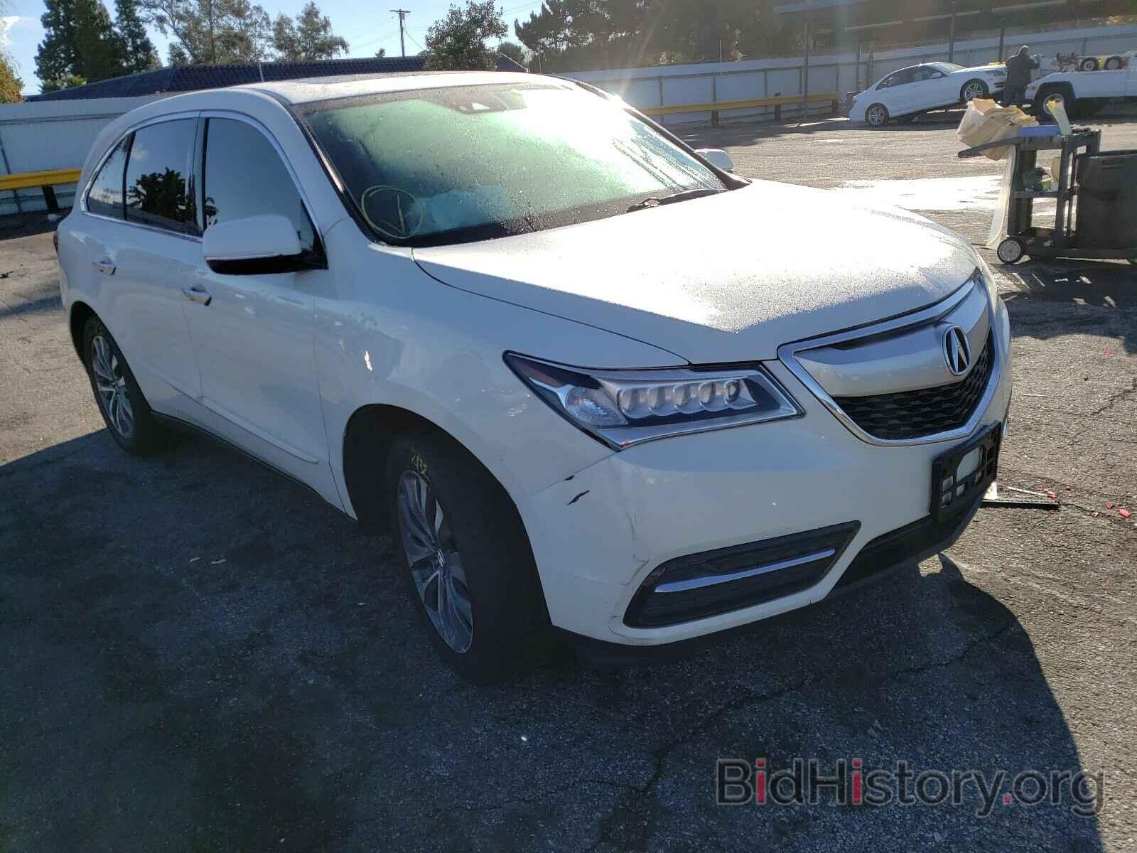 Photo 5FRYD3H4XGB019620 - ACURA MDX 2016