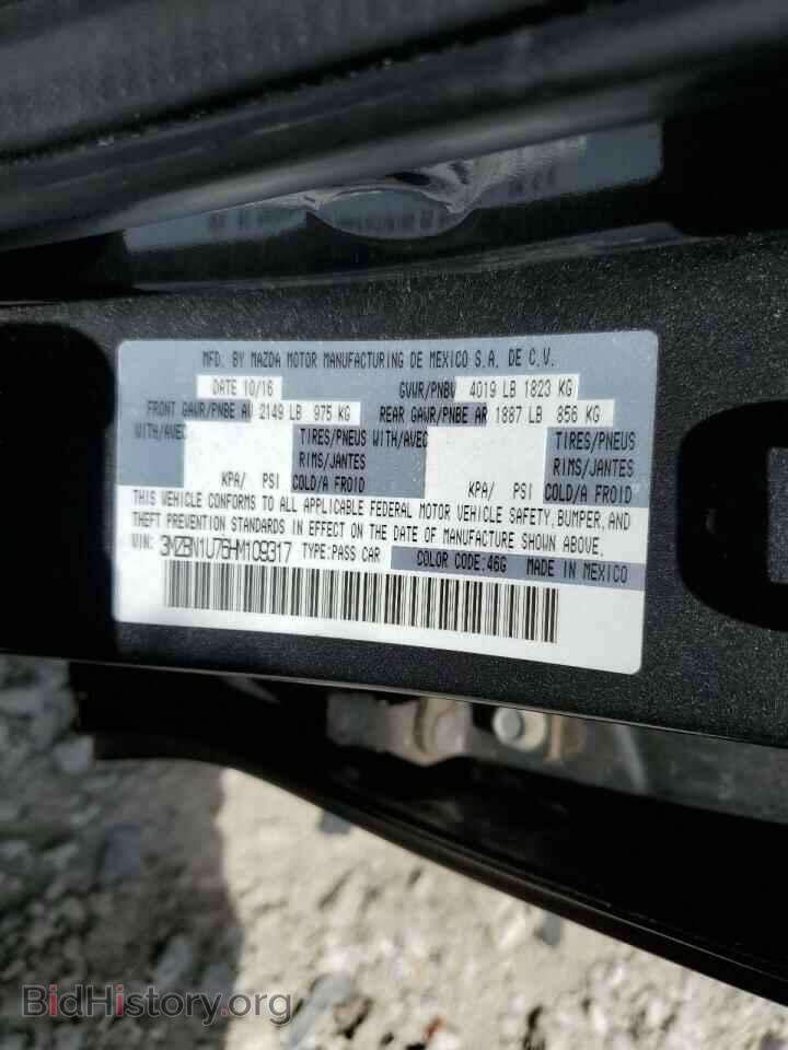 2017 MAZDA 3 - VIN: 3MZBN1U76HM109317 - Фото 12
