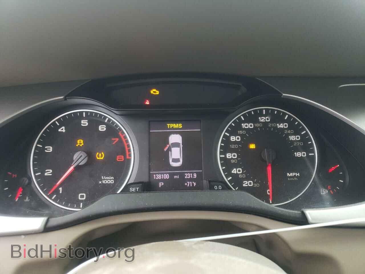 2012 AUDI A4 - VIN: WAUFFAFL2CN021419 - Фото 9