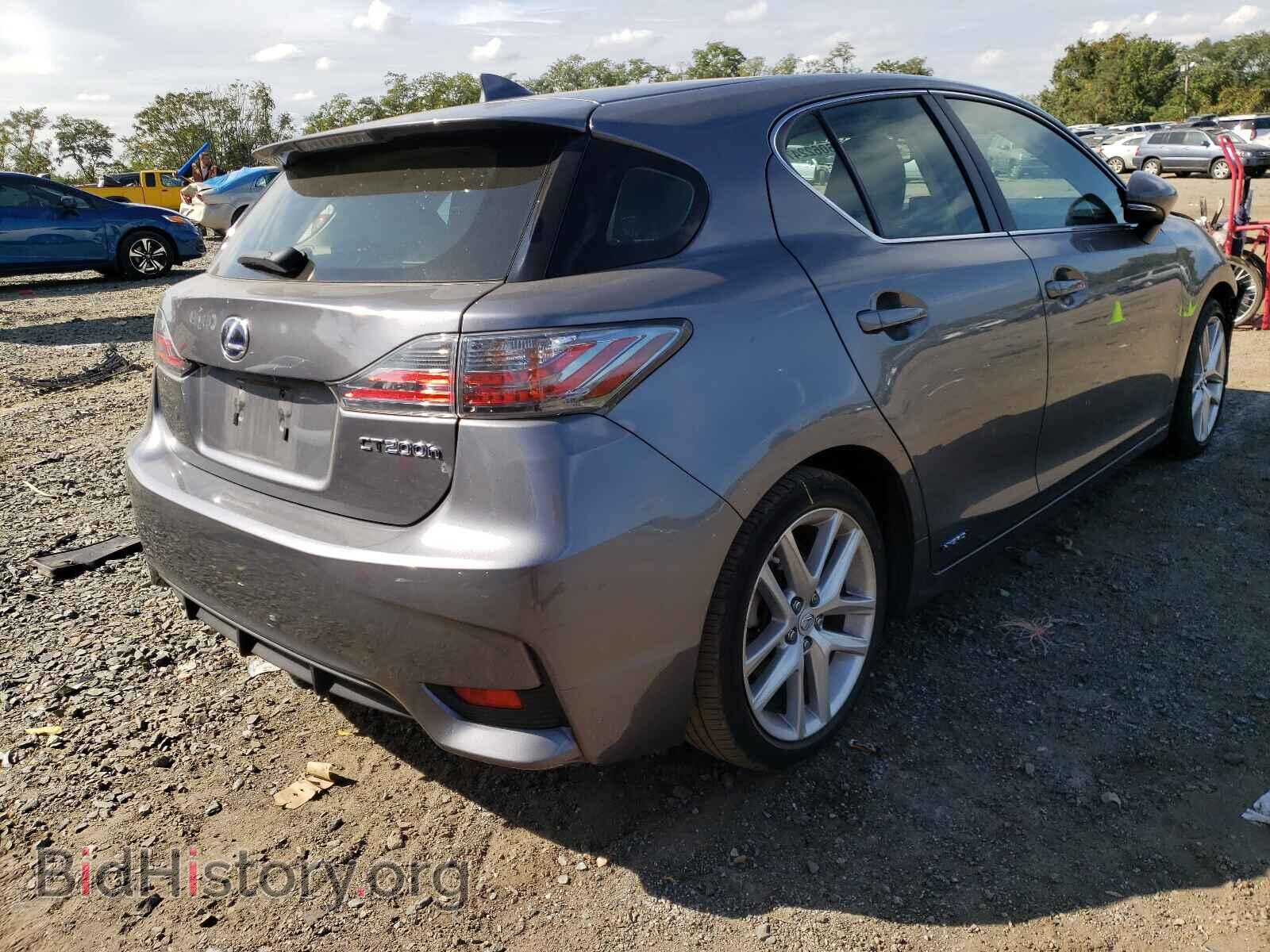 2014 LEXUS CT 200 - VIN: JTHKD5BHXE2181941 - Фото 4