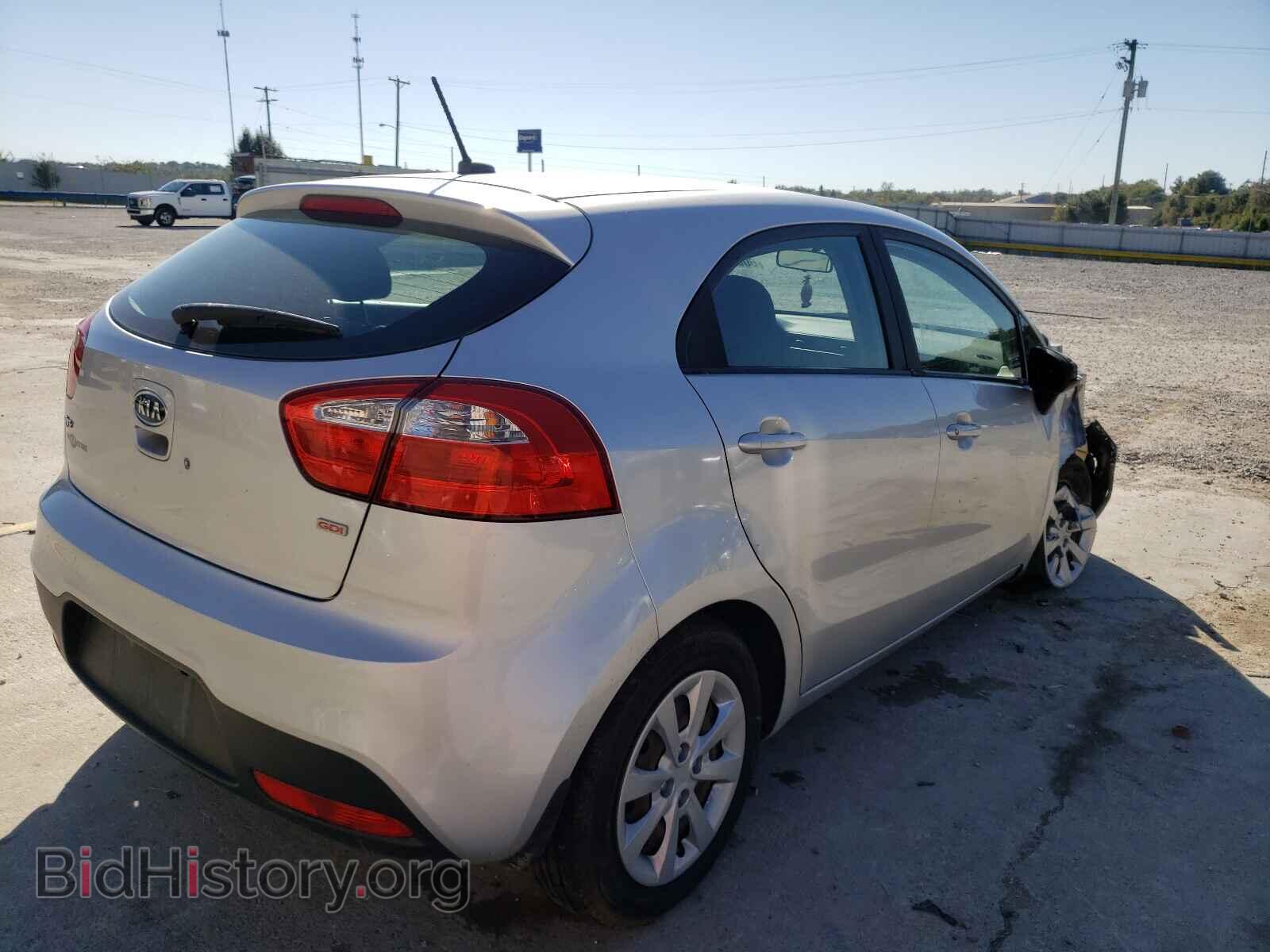 2012 KIA RIO - VIN: KNADM5A37C6027416 - Фото 4
