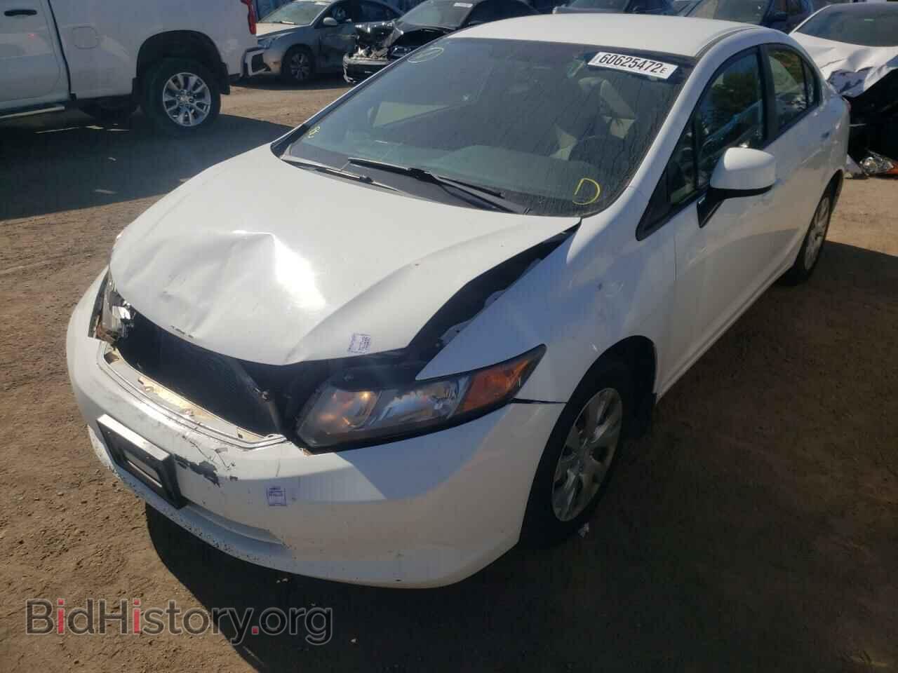 2012 HONDA CIVIC - VIN: 2HGFB2F47CH109728 - Фото 2