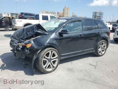 2013 Ford EDGE Sport, черный — VIN 2FMDK3AK0DBA33089, Copart