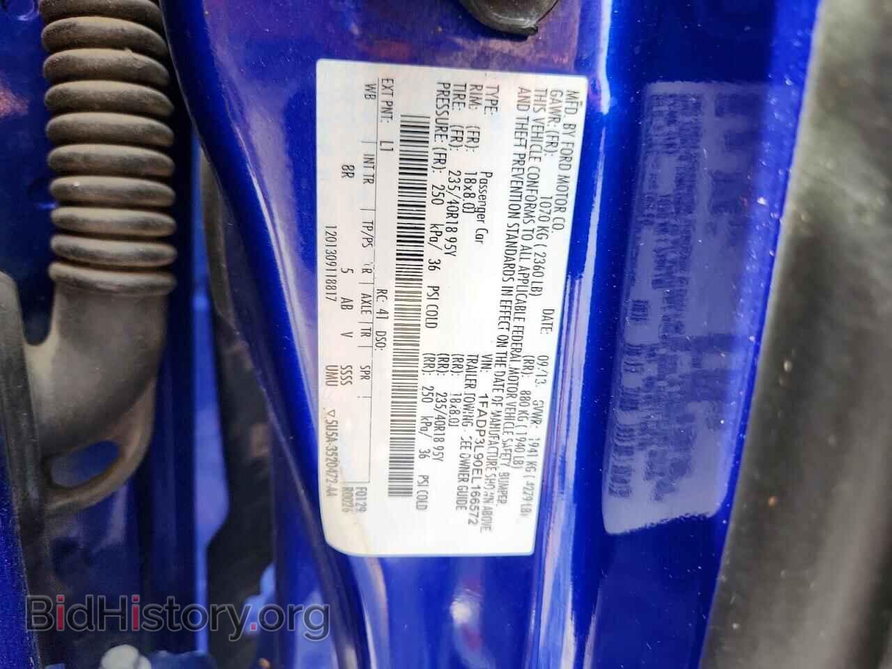 2014 FORD FOCUS - VIN: 1FADP3L90EL166572 - Photo 13